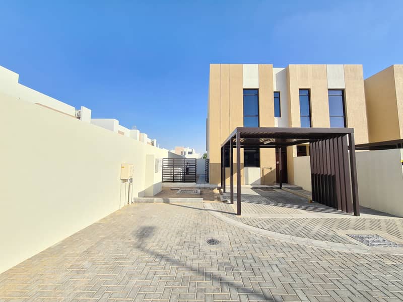 Brand new Corner 2bhk villa ,Maid room +Parking Rent 65k in 1cheque