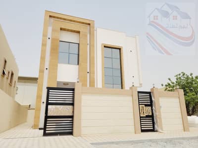 5 Bedroom Villa for Sale in Al Mowaihat, Ajman - Villa for sale, modern, super deluxe, personal finishing, opposite a mosque, near Sheikh Ammar Street, freehold for all nationalities from the owner d