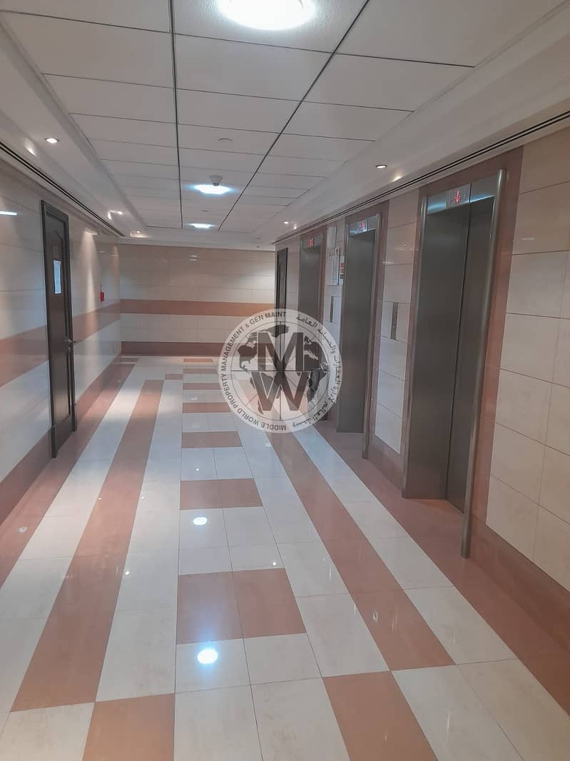 Outstanding three bedrooms apartment with 3 bathrooms + maid Room Good City View in Al Najda St.