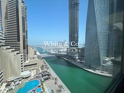 2 Bedroom Flat for Rent in Dubai Marina, Dubai - Sea And Marina Views | Vacant Now | Fully Furnished