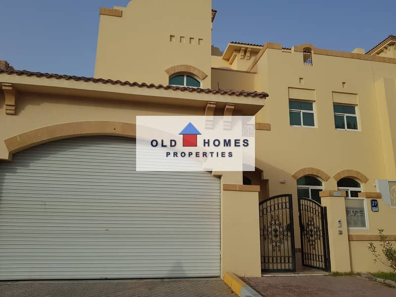 For rent a villa in the Al-Nahyan camp area, super deluxe
