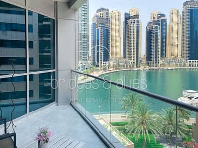شقة 1 غرفة نوم للايجار في دبي مارينا، دبي - شقة في برج الأمواج 2 برج الأمواج دبي مارينا 1 غرف 120000 درهم - 5908008