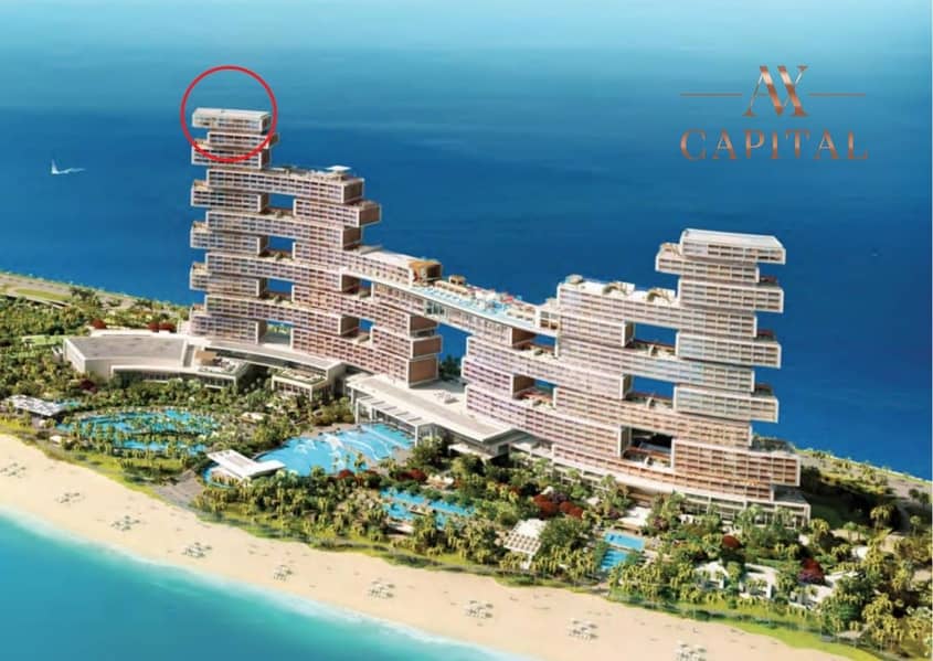位于朱美拉棕榈岛，新月城，亚特兰蒂斯皇家度假酒店及公寓 5 卧室的顶楼公寓 180000000 AED - 5977005
