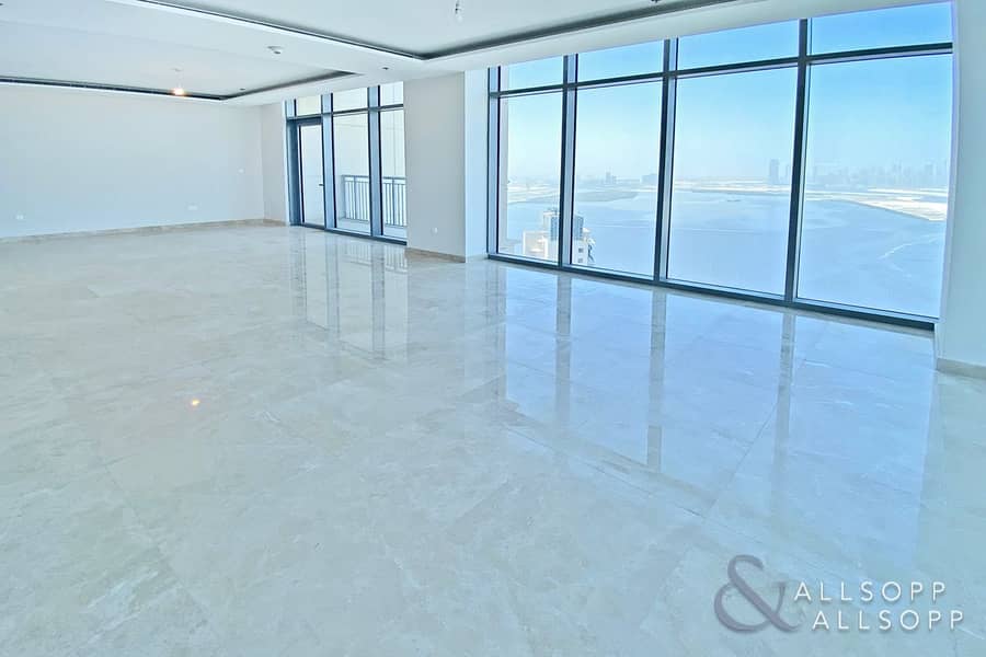 位于迪拜溪港，海港景观公寓大楼，海港景观2号大楼 3 卧室的顶楼公寓 5800000 AED - 5978245