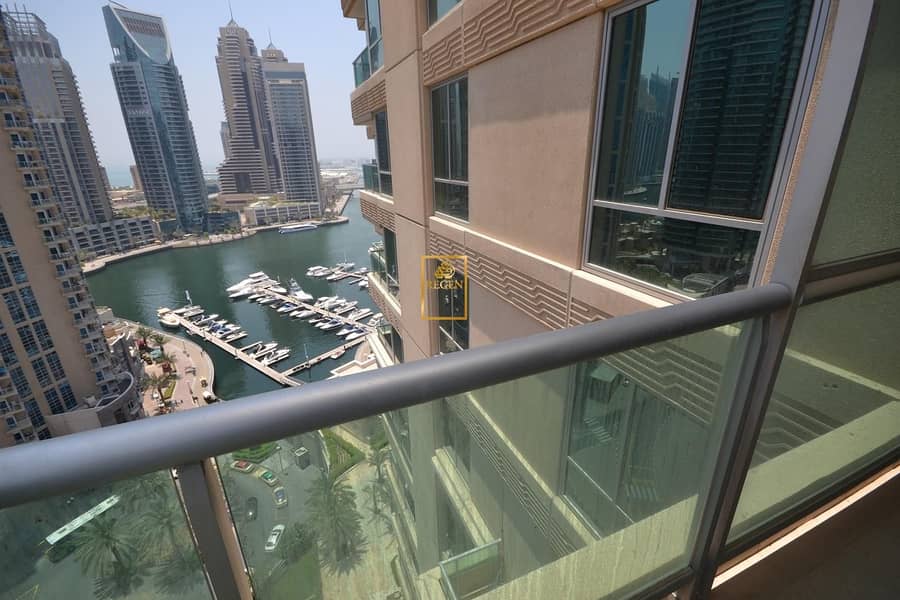 Marina & Pool View - Three Bedroom Hall Apartment  FOR RENT in Emaar Six Towers - Chiller Free