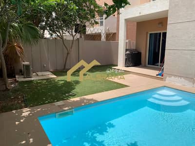 3 Bedroom Villa for Sale in Al Samha, Abu Dhabi - LUXURY 3 BR VILLA WITH PRIVATE SWIMMING POOL & LARGE GARDEN