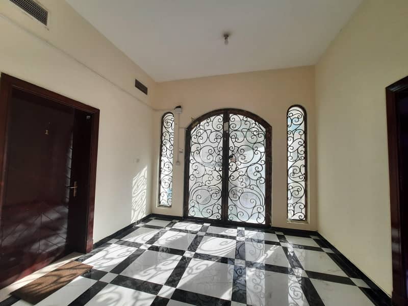 amazing European 1 bedroom hall with swimming pool  available for rent in khalifa A
