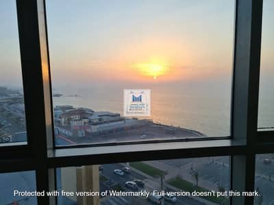 3 Bedroom Apartment for Sale in Corniche Ajman, Ajman - Stunning Sea view 3 BHK Available for Sale in Corniche Towers Ajman