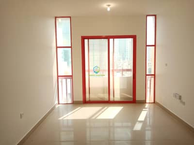 Bright & Shinny One Bedroom Hall With Balcony & Wardrobes including Full Bathroom And Nice Good Kitchen With Central AC.