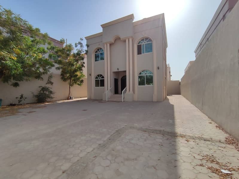 For sale villa in Amjan, Al Rawda 3 area, with electricity and water Own free for all nationalities