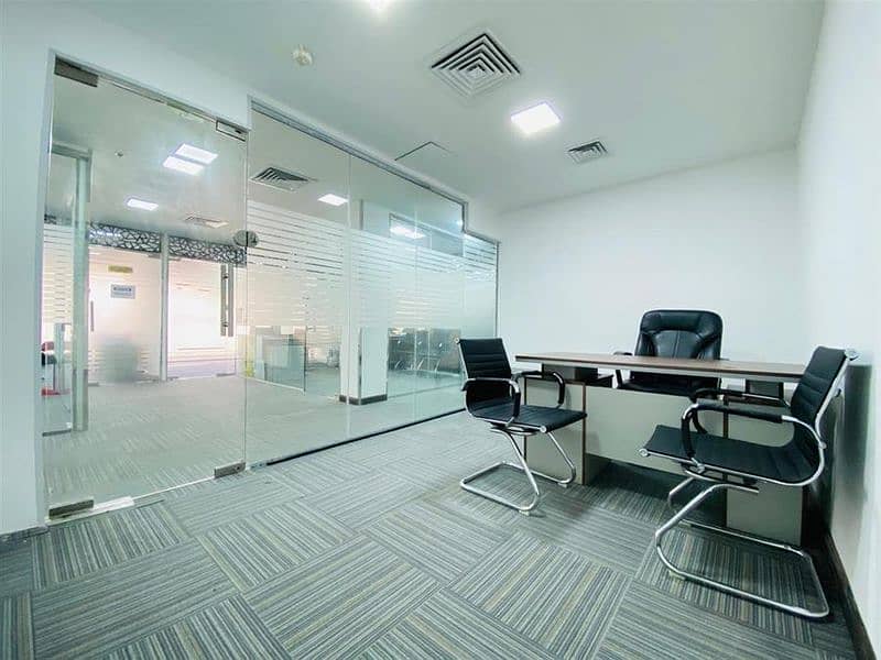 Separate Office Near Metro / 6 Cheque Payment / No Commission / Free DEWA and Free Internet