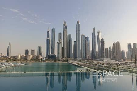 3 Bedroom Apartment for Sale in Dubai Harbour, Dubai - High Floor | Dubai Eye view | Private Beach Access