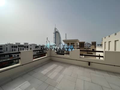 4 Bedroom Apartment for Sale in Umm Suqeim, Dubai - Private Terrace Facing Burj Al Arab|Keys In Hand