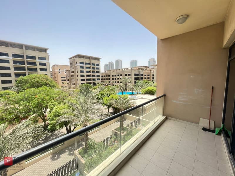 Spacious 3BR | Huge Balcony | Garden View