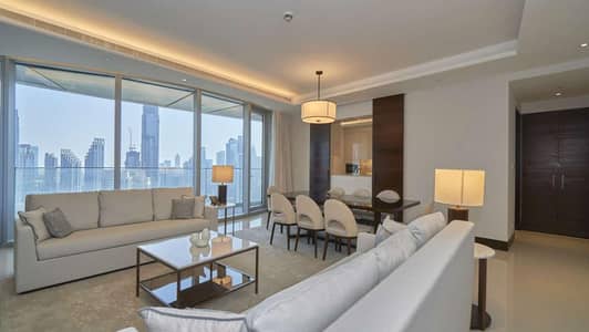 3 Bedroom Hotel Apartment for Rent in Downtown Dubai, Dubai - High Floor | Burj Khalifa View | View Today