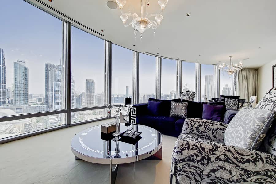 位于迪拜市中心，哈利法塔 2 卧室的公寓 6800000 AED - 5988323