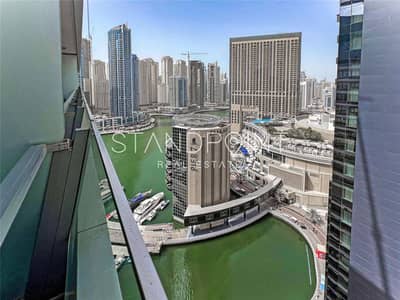 1 Bedroom Apartment for Rent in Dubai Marina, Dubai - Vacant | Marina View | Unfurnished