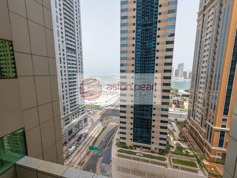 位于迪拜码头，滨海山岭塔楼 1 卧室的公寓 750000 AED - 5981948