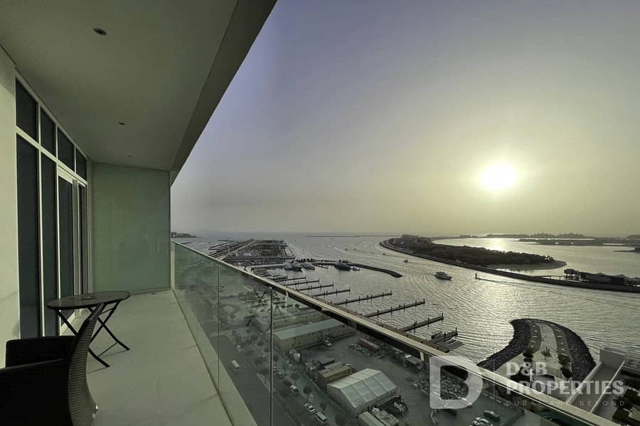 位于迪拜港，艾玛尔海滨社区，日出海湾公寓 1 卧室的公寓 2500000 AED - 5923435