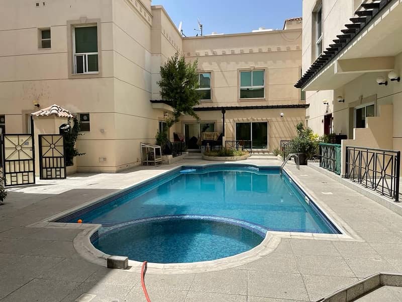 Private entrance villa for rent in Mirdif area two floors 3 bedrooms + maid