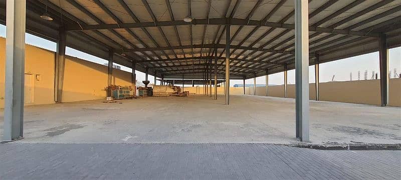 Neat Open Shed For Rent in Saja Industrial(20,000sqft)