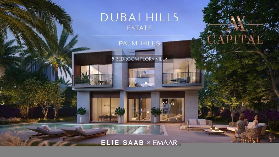 Ellie Saab Flora Villa | 5 Bedrooms | Dubai Hills