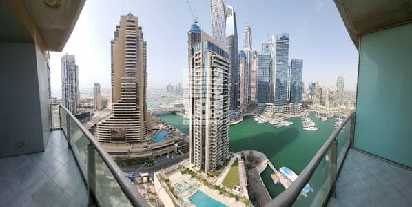 3 Bedroom Apartment for Rent in Dubai Marina, Dubai - Furnished | 3 +Maid\'s | Marina View | High-Floor