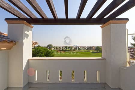 4 Bedroom Townhouse for Sale in Jumeirah Golf Estates, Dubai - 4BR townhouse - corner plot with golf views