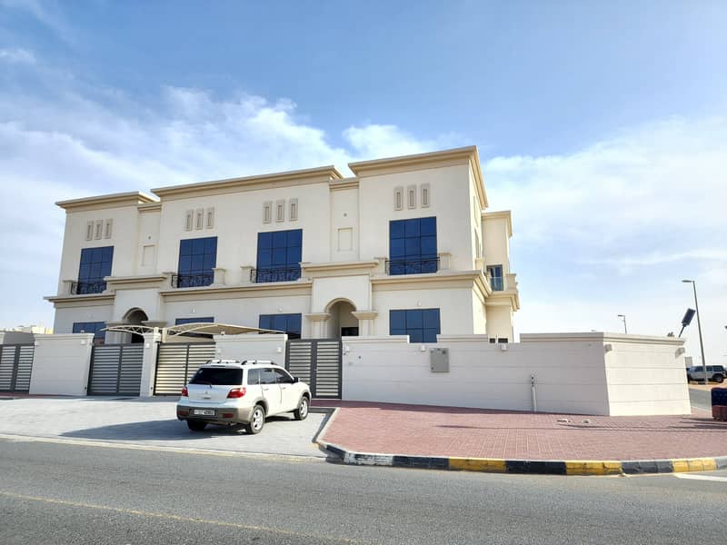 Luxury finishing brand new 5BR duplex corner villa in Al Seyouh with Full privacy rent just 120k