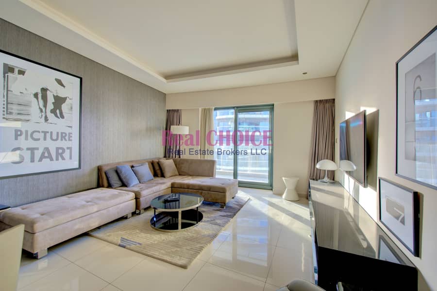 Spacious 1 Bed | Fully Furnished | High Floor