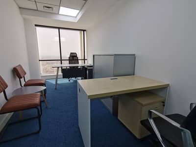 Office for Rent in Deira, Dubai - Brand New Fully Furnished Offices For Rent at Twin Towers, Deira near Union and Baniyas Metro Stations with breathtaking Abra View and accessability.
