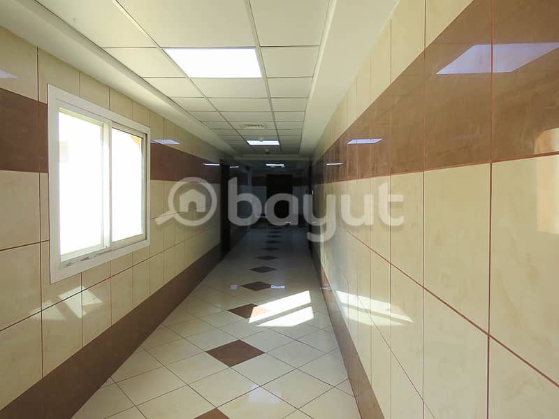 FITTED OFFICE (807 Sq. ft), CENTRAL A/C. WITH PARKING AT NAD AL HAMER - WAY TO AWEER