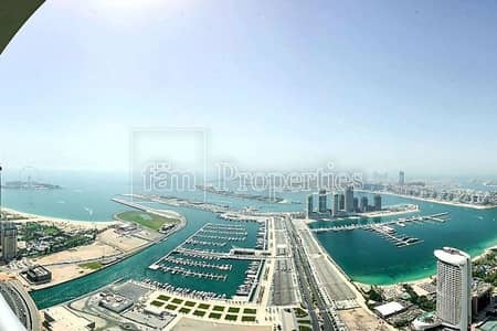 3 Bedroom Penthouse for Sale in Dubai Marina, Dubai - Full Sea View | High Floor | Bright