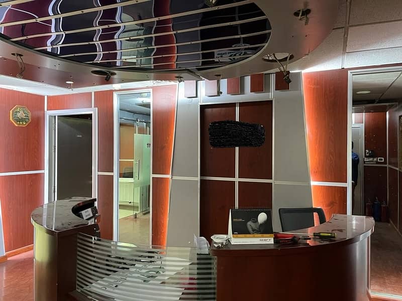CHILLER and DEWA FREE / FITTED OFFICE /Near Metro