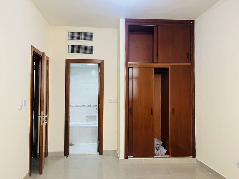 Ideal Unit! 01 BR Hall, Balcony, 02 Bath, Wardrobes, Laundry Room, Chiller Free at Muroor Road