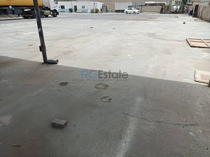 20,000 sq ft Commercial Land with office Available for Rent in Ras Al khor