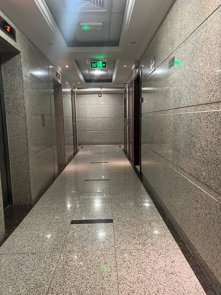 SPACIOUS 3 B/R HALL FLAT WITH SPLIT DUCTED A/C AVAILABLE IN BUHEIRAH CORNICHE, AL MAJAZ 1 NEAR STANDARD CHARTERED BANK.