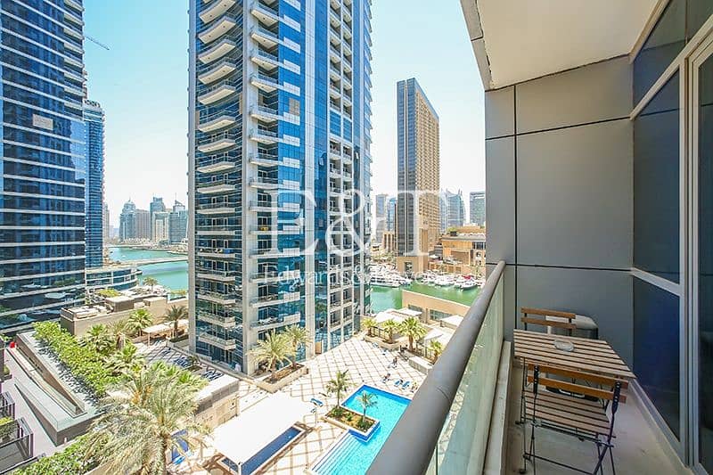 Available | Fully Furnished | Marina and Pool View