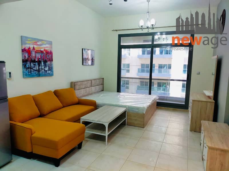 12 Chqs Including Utilities Fully Furnished Studio For Rent