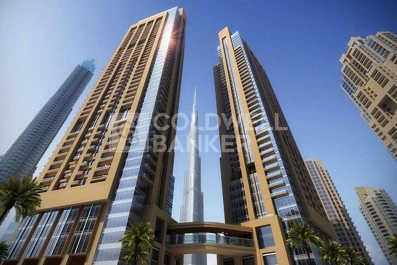 位于迪拜市中心，歌剧院区，第一幕塔楼｜第二幕塔楼 1 卧室的公寓 1450000 AED - 5196571