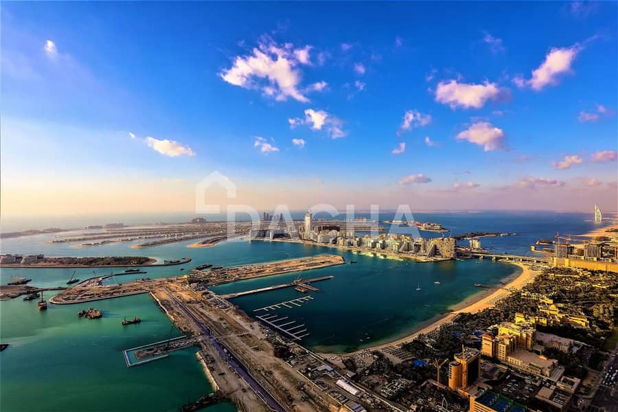 位于迪拜码头，达马克塔楼 4 卧室的顶楼公寓 700000 AED - 6020160