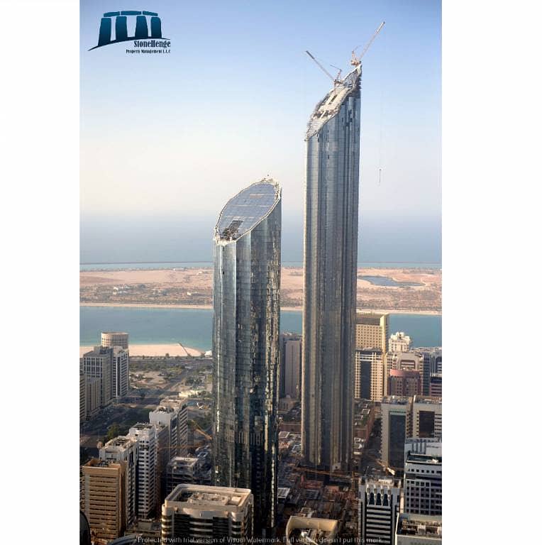 شقة في برج محمد بن راشد - مركز التجارة العالمي منطقة الكورنيش 2 غرف 150150 درهم - 3256765