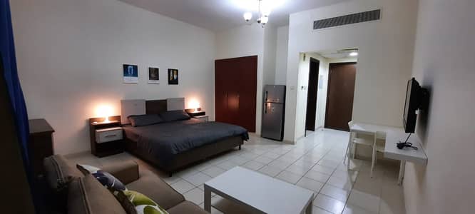 Studio for Rent in International City, Dubai - Starting Price 3170  AED  Monthly ||  With Balcony Fully Furnished II Near Bus Stop