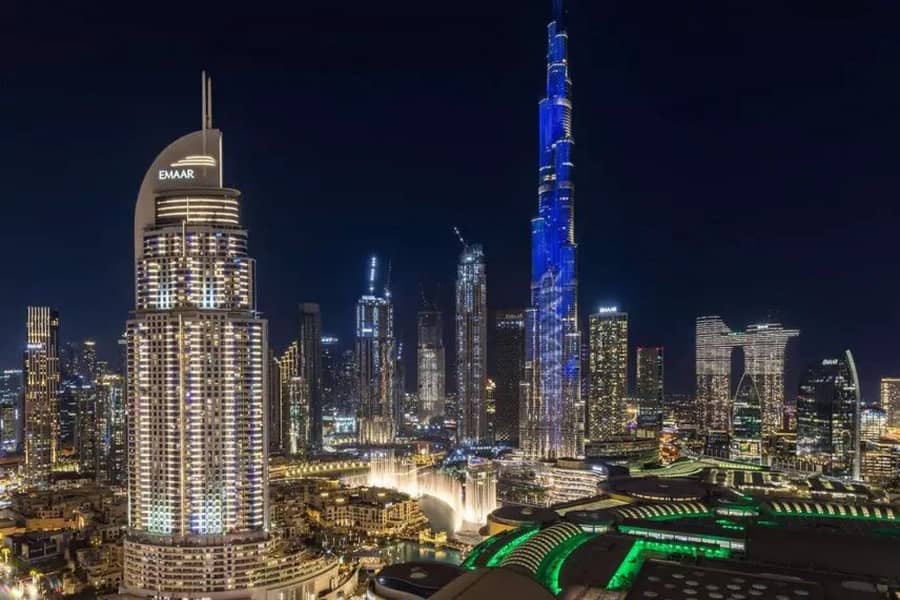 位于迪拜市中心，谦恭公寓喷泉景观综合体 3 卧室的顶楼公寓 7700000 AED - 5878260