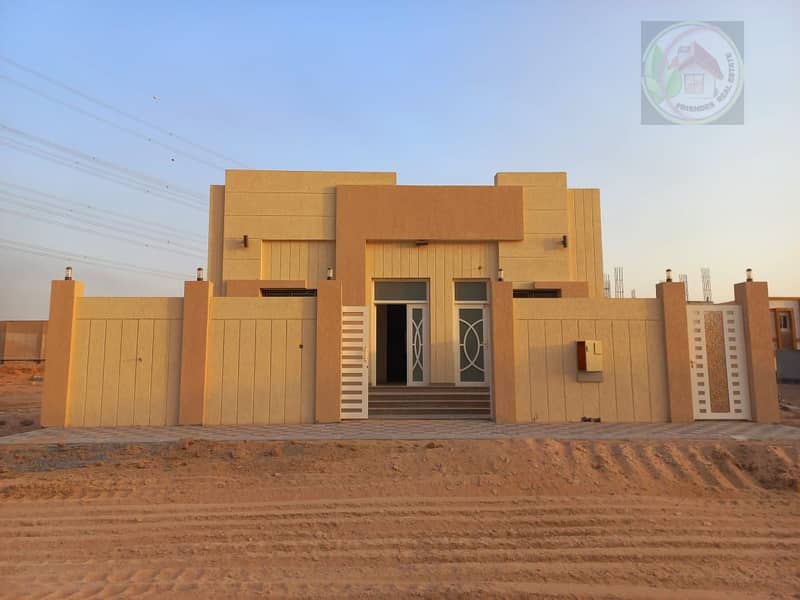 Without down payment directly on Mohammed bin Zayed Road, the price is a surprise, super deluxe finished villa, freehold for all nationalities, with t