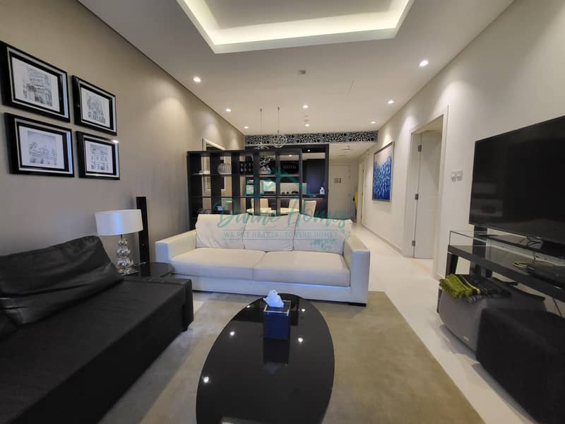 High Floor | Fully Furnished | Partial Burj Khalifa View