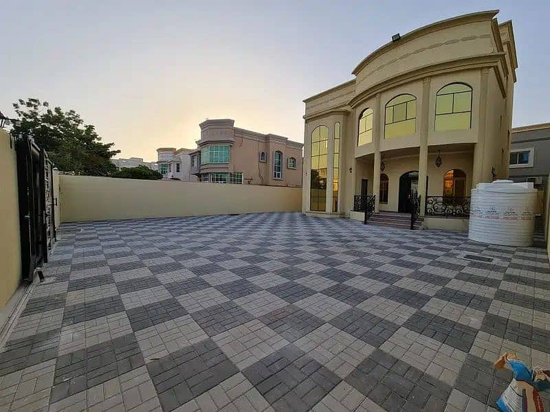 Opposite the mosque and at the price of a shot of a villa in the design of Jumeirah Dubai, one of the most luxurious villas in Ajman, with personal co