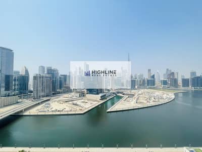 Burj khalifa & Canal view | Attractive 1BR at High Floor