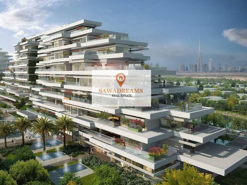 4 years pp. Oasis in the city. Luxury spacious apartments. Move in September 2018. Unique greenery project in  Dubai.