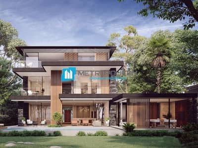 6 Bedroom Villa for Sale in Tilal Al Ghaf, Dubai - Beachfront Mansion| Lagoon View | Luxury Living